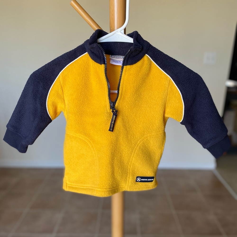 Little boys size 2 half zip hoodie.